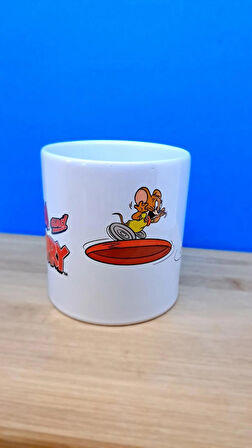 blackleg kulplu bardak Tom ve Jerry Çizgi Film Karakterli çay kahve içecek bardağı 330 ml.