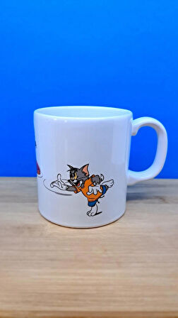 blackleg kulplu bardak Tom ve Jerry Çizgi Film Karakterli çay kahve içecek bardağı 330 ml.