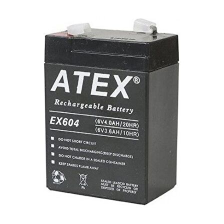 Atex 12 Volt 4.2 Amper Kuru Akü