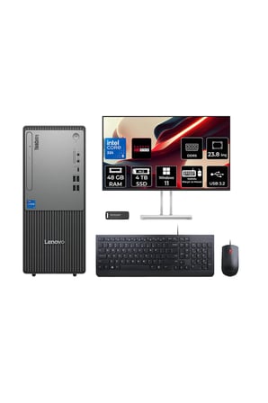 ThinkCentre Neo 50T G6 Ultra 5 225 48GB 4TB SSD RX550/4GB W11H Masaüstü Bilgisayar + 23.8"