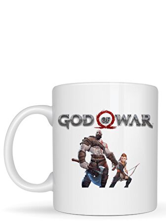 Kabartmalı UV Baskılı 'God Of War Ragnarok' Seramik Kupa (Tek Taraf Baskılı)