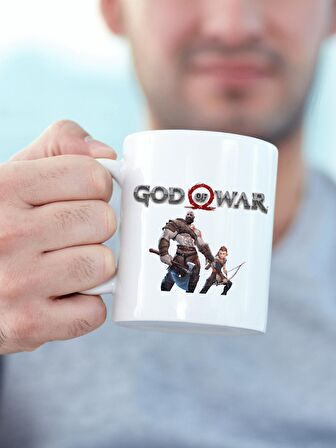 Kabartmalı UV Baskılı 'God Of War Ragnarok' Seramik Kupa (Tek Taraf Baskılı)