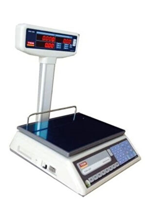30 Kg Kapasiteli Fiyat Hesaplamalı Onaylı Boyunlu Elektronik Terazi