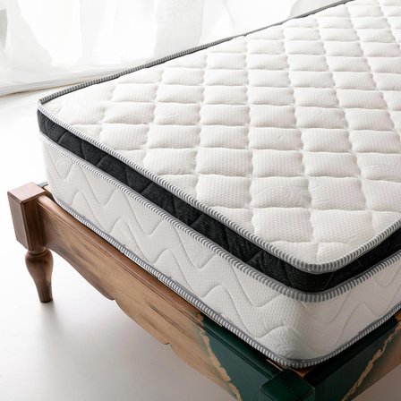 Heyner Techno Kuş Tüyü Pedli̇  Ortopedi̇k Yayli Yatak Tek Ki̇şi̇li̇k Yatak