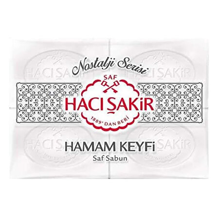 Hacı Şakir Hamam Keyfi Kalıp Sabun 4 x 200 G
