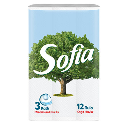 Sofia Havlu 12'li 4 ADET