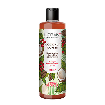 Urban Care Body Series Coconut Coffee Duş Jeli 500Ml 4 ADET