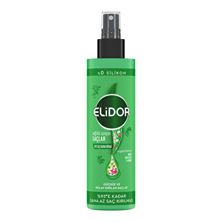 Elidor Sıvı Saç Bakım Kremi Sağlıklı Uzayan Saçlar 200 ml 4 ADET