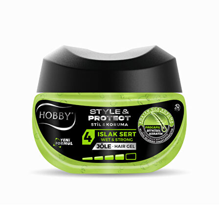 Hobby Style&Protect Jöle Islak Sert 250 Ml 4 ADET