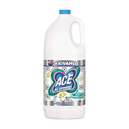 Ace Platinum Çiçek Kokulu Çamaşır Suyu 4 L 4 ADET