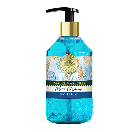 Mabel Marseille Mavi Okyanus Sıvı El Sabunu 500 Ml 4 ADET
