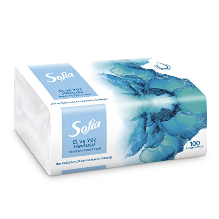 Sofia El ve Yüz Havlusu 100'lü 4 ADET