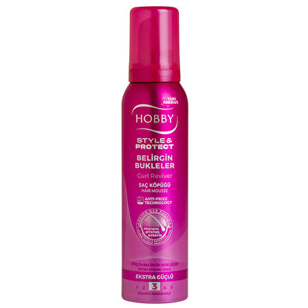 Hobby Style&Protect Belirgin Bukleler Saç Köpük 150 Ml 4 ADET