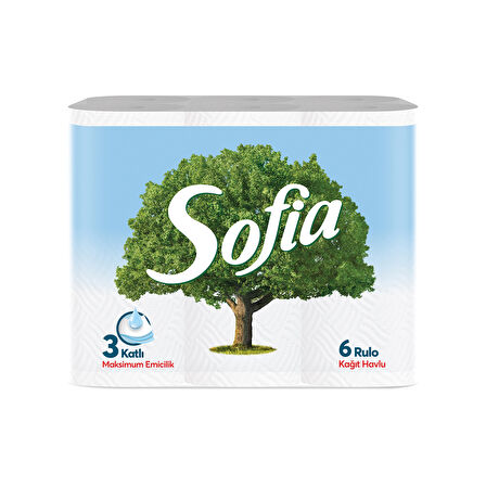 Sofia Kağıt Havlu 6'lı 4 ADET