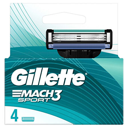 Gillette Mach3 Sport Yedek Tıraş Bıçağı 4 Adet 4 ADET