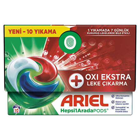 Ariel Oxi Pods Çamaşır Deterjanı Kapsülü 10'lu 245 G 4 ADET
