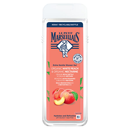 Le Petit Marseillais Şeftali ve Nektarin Duş Jeli 400 Ml