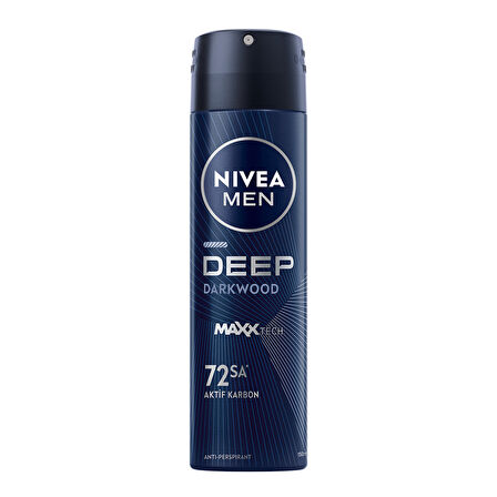 NIVEA Men Erkek Sprey Deodorant Deep Dimension 150 ml 2 ADET