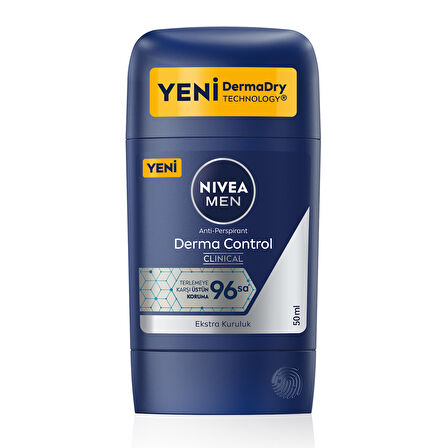 NIVEA MEN Stick Deodorant Derma Control Clinical 50 ml 2 ADET