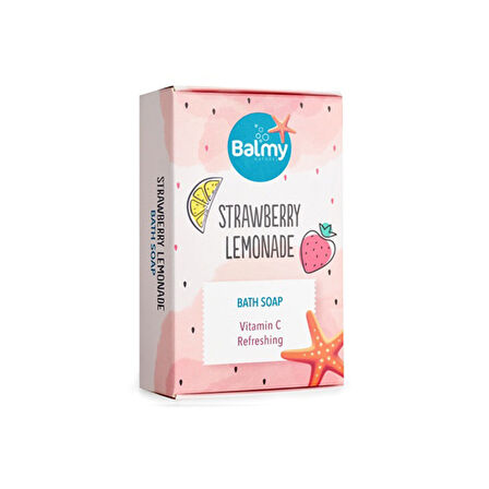 Balmy Çilek Limon Esanslı Katı Sabun 110G 2 ADET