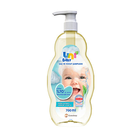 Uni Baby Şampuan 700 Ml 2 ADET