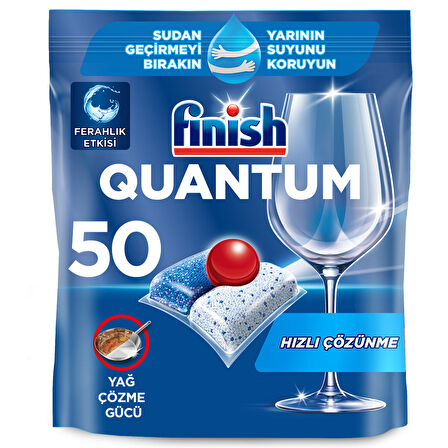 Finish Quantum 50 Kapsül Bulaşık Makinesi Deterjanı Tableti 2 ADET