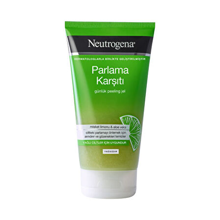 Neutrogena Parlama Karşıtı Yüz Temizleme Jeli, 150 ml