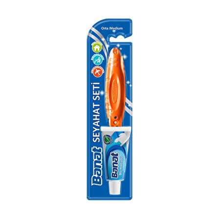Banat Seyahat Seti (Diş Fırçası+15Ml Diş Macunu)