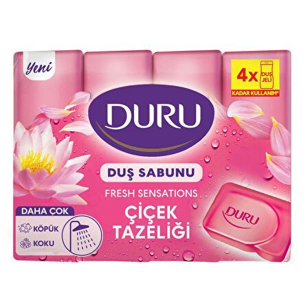 Duru Fresh Duş Sabunu Çiçek Tazeliği 4X150 G