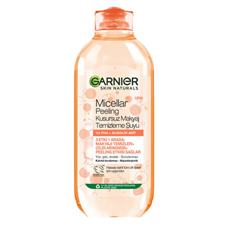 Garnier Micellar Peeling Makyaj Temizleme Suyu 400Ml