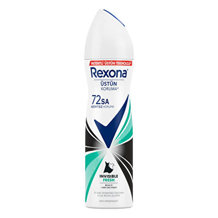 Rexona Kadın Sprey Deodorant Invisible Fresh Deep 150 ml