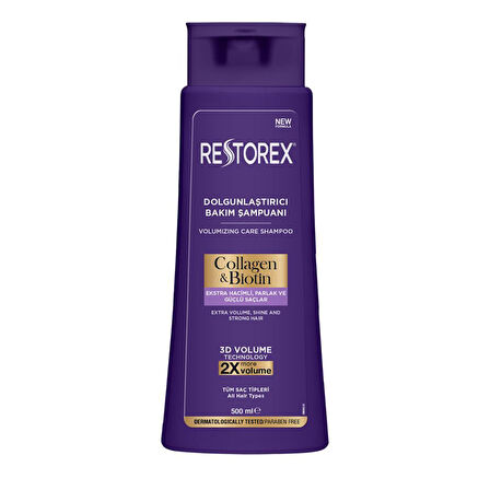 Restorex Şampuan (Kolajen Biotin) 500 Ml