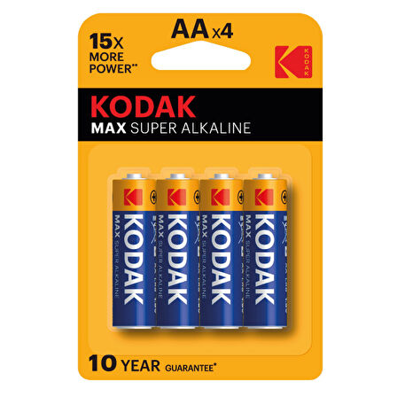 Kodak Max Alkalin Kalem Pil AA 4'lü