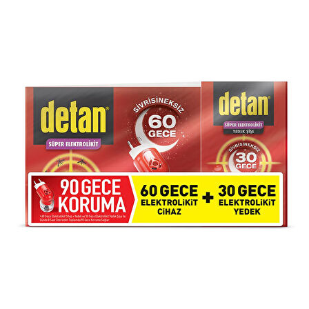 Detan Makine 60 + Likit 30 Gece