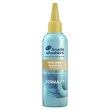 Head & Shoulders Derma X Pro Tazelenme Takviyesi E-Vitamini İçeren Kepek Karşıtı Saç Derisi Balsamı 145 Ml