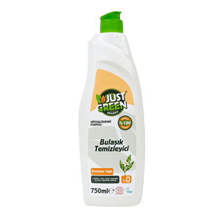Just Green Organic Bulaşık Temizleyici 750 Ml
