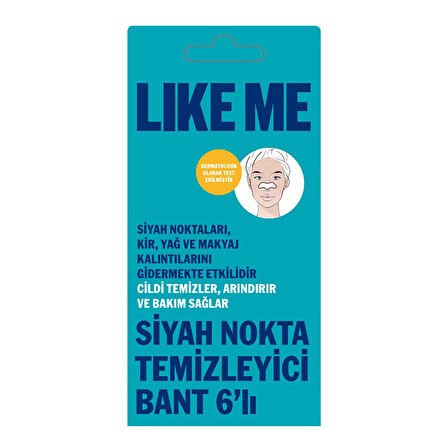 Like Me Siyah Nokta Temizleyici Bant 6'lı