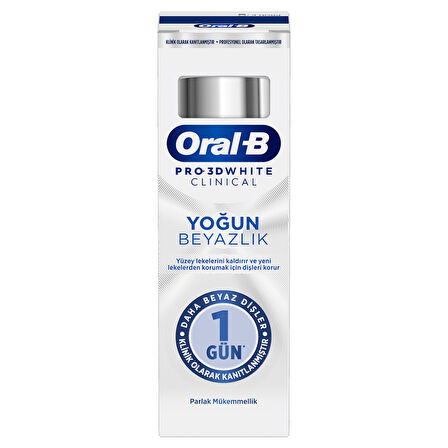 Oral-B Pro 3D White Clinical Parlak Mükemmellik 75 Ml