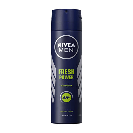 NIVEA Men Erkek Sprey Deodorant Fresh Power 150 ml