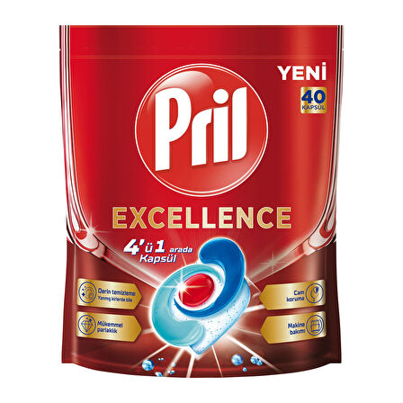 Pril Excellence Bulaşık Kapsülü 40'lı 724 G