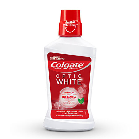 Colgate Optic White Beyazlatici Ağiz Bakim Suyu 250 Ml