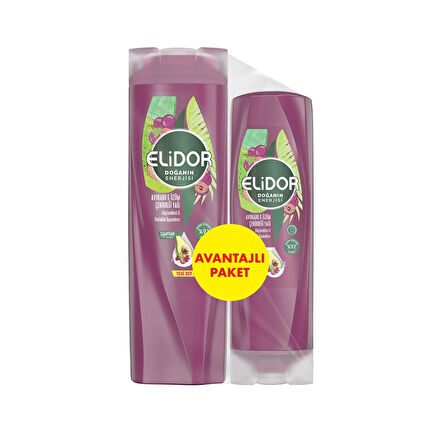 Elidor Avokado Şampuan 400 Ml + Saç Kremi 200 Ml