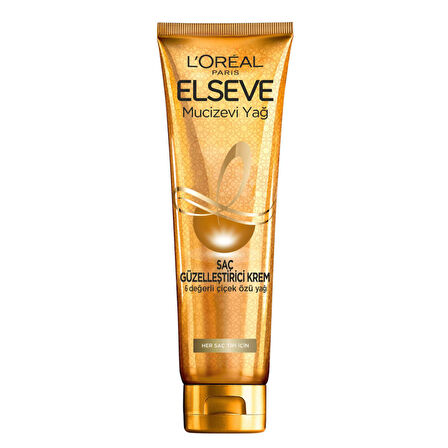 L'Oréal Paris Elseve Mucizevi Yağ Saç Güzelleştirici Krem Her Saç Tipi 150 Ml