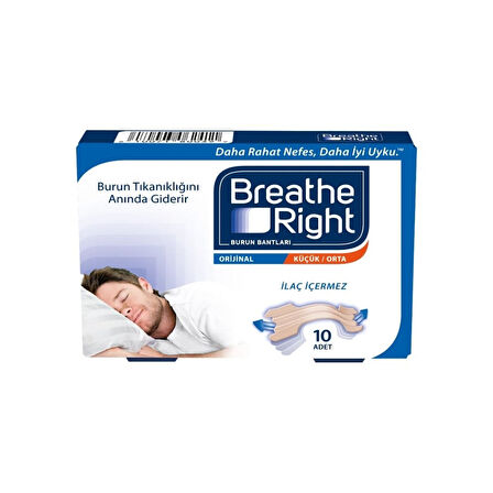 Breathe Right Klasik Burun Bantları 10 Adet