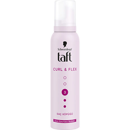 Taft Saç Köpüğü Curl & Flex 150 Ml