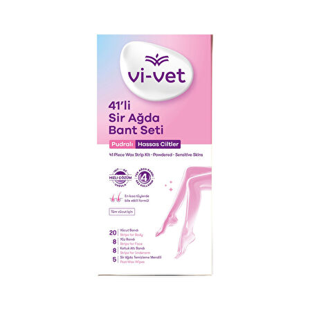 Vi-Vet Pudralı Sir Ağda Bant Seti 41'li