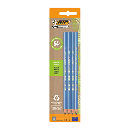 Bic Üçgen Kurşun Kalem 4'lü