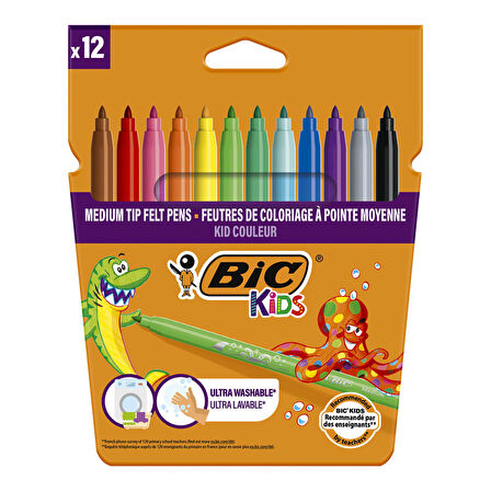 Bic Kid Couleur Keçeli Boya Kalemi 12'li