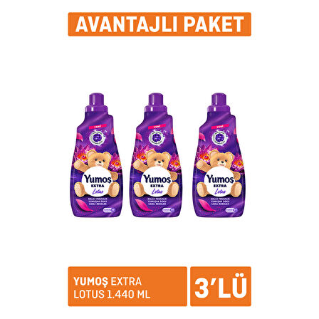 Yumoş Extra Lotus 3 x 1.440 Ml