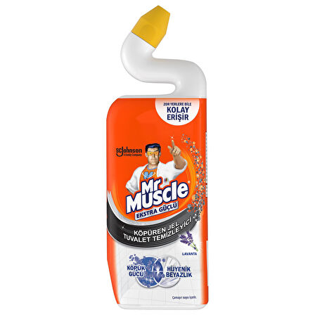 Mr Muscle Köpüren Jel Tuvalet Temizleyici Lavanta 750 Ml